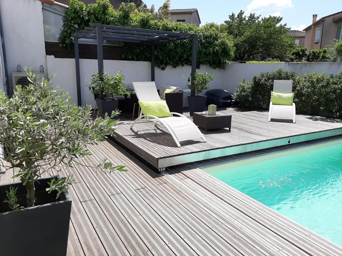 Chambre Double Dans Maison Chaleureuse Et Familiale 卡尔卡松 外观 照片
